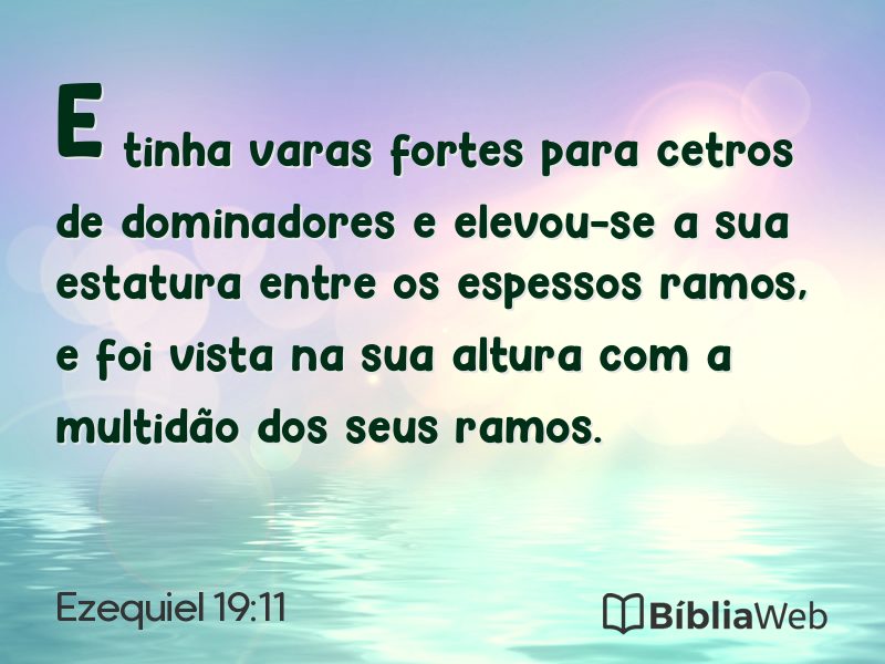 Ezequiel 19:11 em imagem para compartilhar