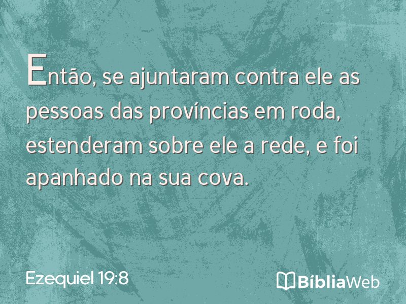 Ezequiel 19:8 em imagem para compartilhar