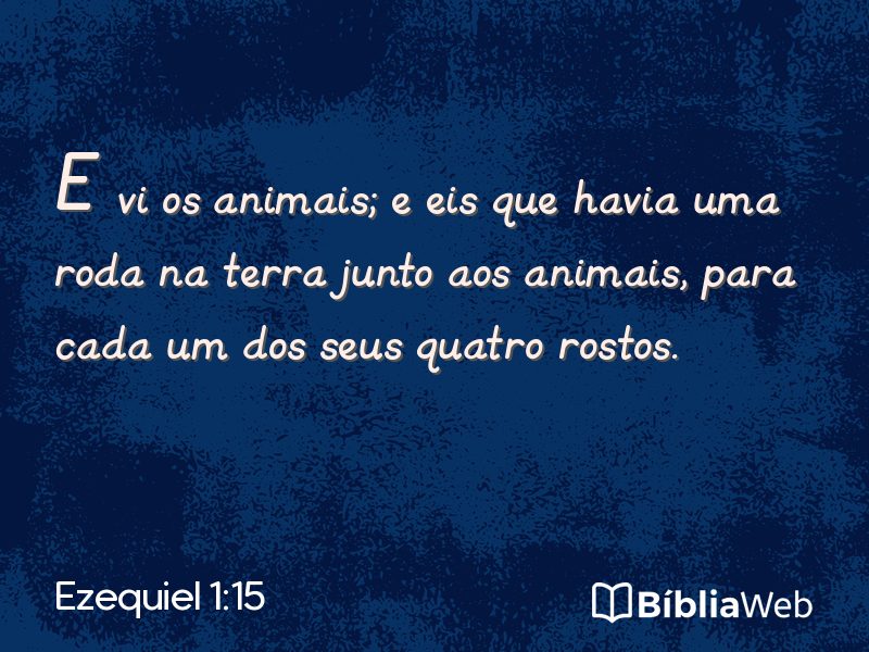 Ezequiel 1:15 em imagem para compartilhar