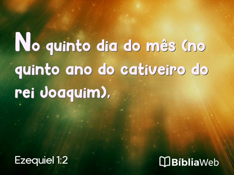 Ezequiel 1:2 em imagem para compartilhar