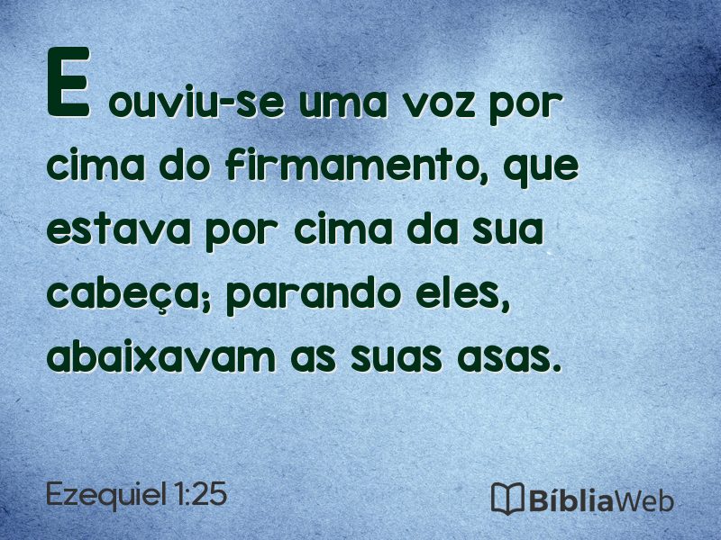 Ezequiel 1:25 em imagem para compartilhar