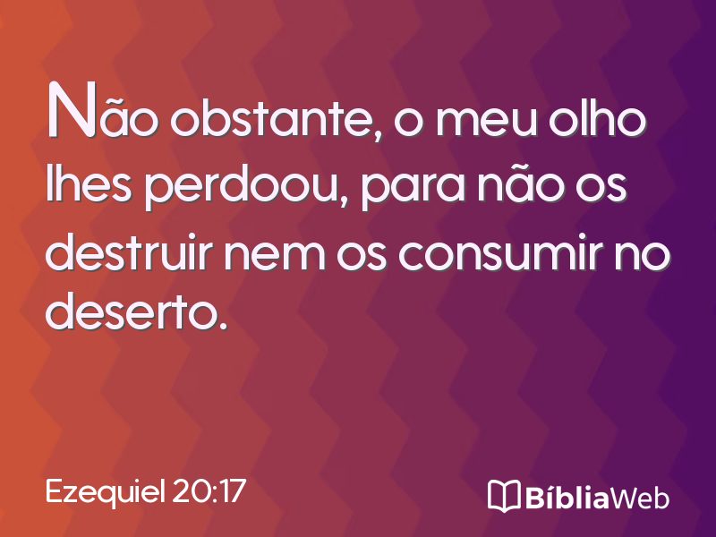 Ezequiel 20:17 em imagem para compartilhar