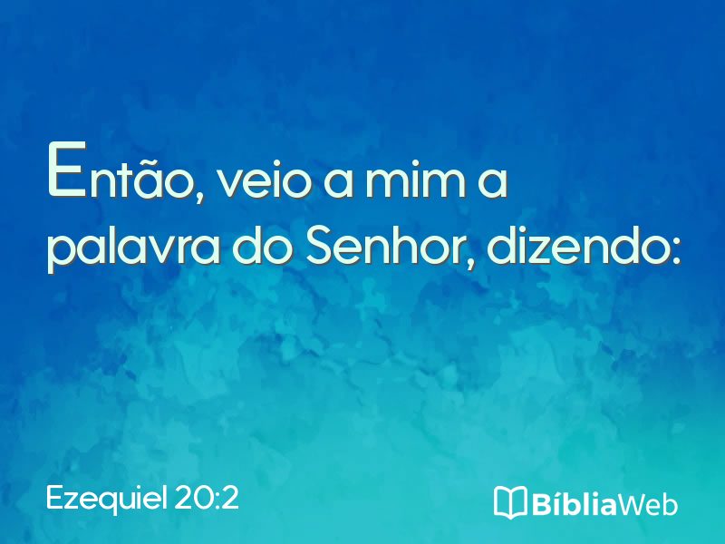 Ezequiel 20:2 em imagem para compartilhar