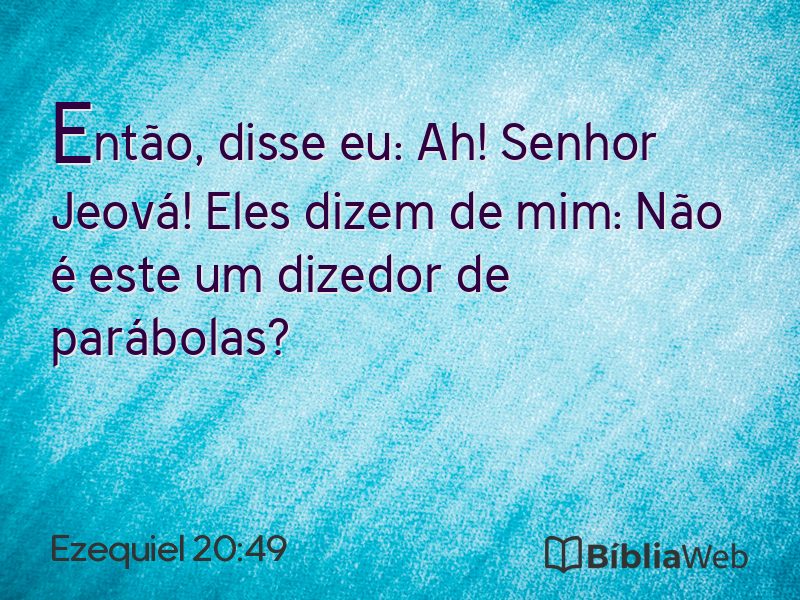 Ezequiel 20:49 em imagem para compartilhar
