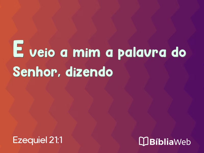 Ezequiel 21:1 em imagem para compartilhar