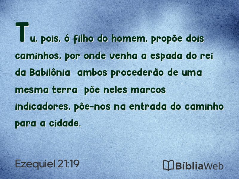 Ezequiel 21:19 em imagem para compartilhar