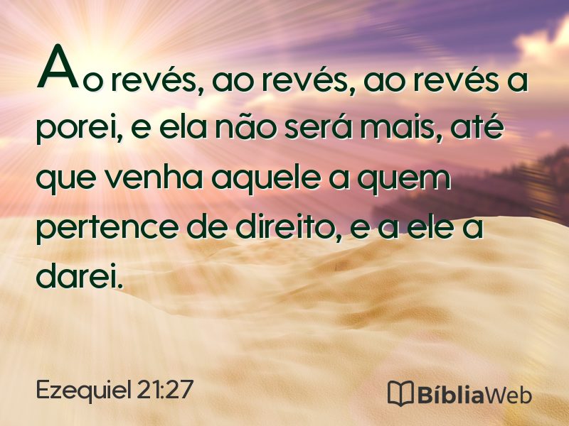 Ezequiel 21:27 em imagem para compartilhar