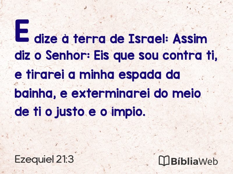 Ezequiel 21:3 em imagem para compartilhar