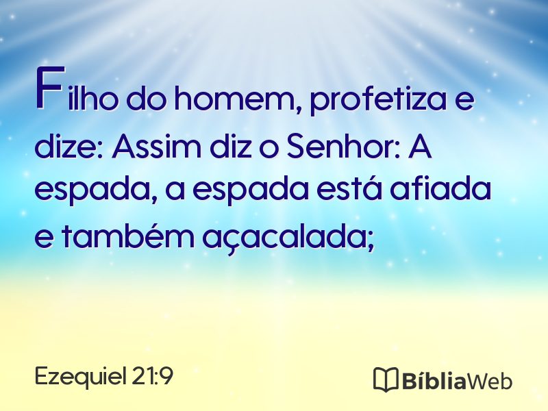 Ezequiel 21:9 em imagem para compartilhar