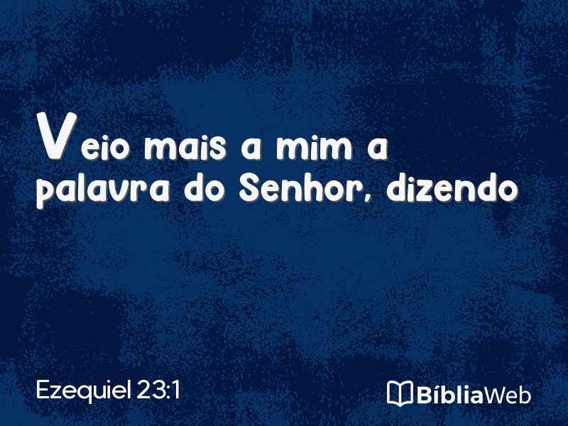 Ezequiel 23:1 em imagem para compartilhar