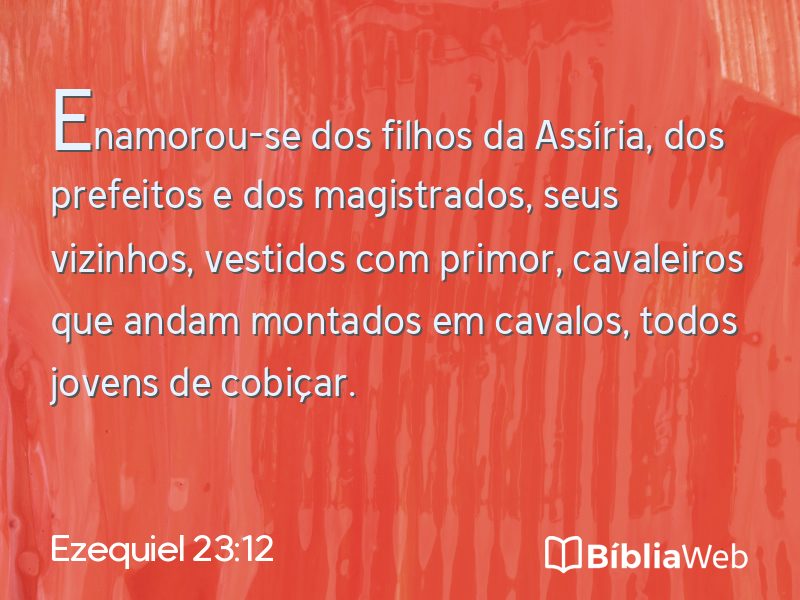 Ezequiel 23:12 em imagem para compartilhar