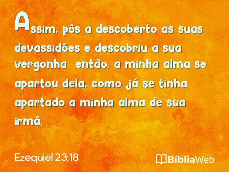 Ezequiel 23:18 em imagem para compartilhar