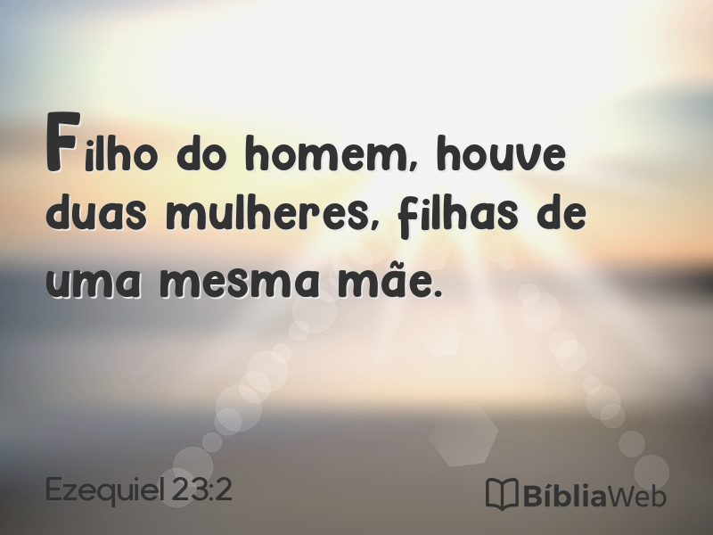Ezequiel 23:2 em imagem para compartilhar