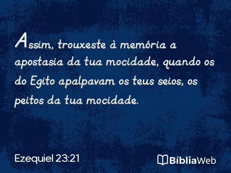 Ezequiel 23:21 em imagem para compartilhar