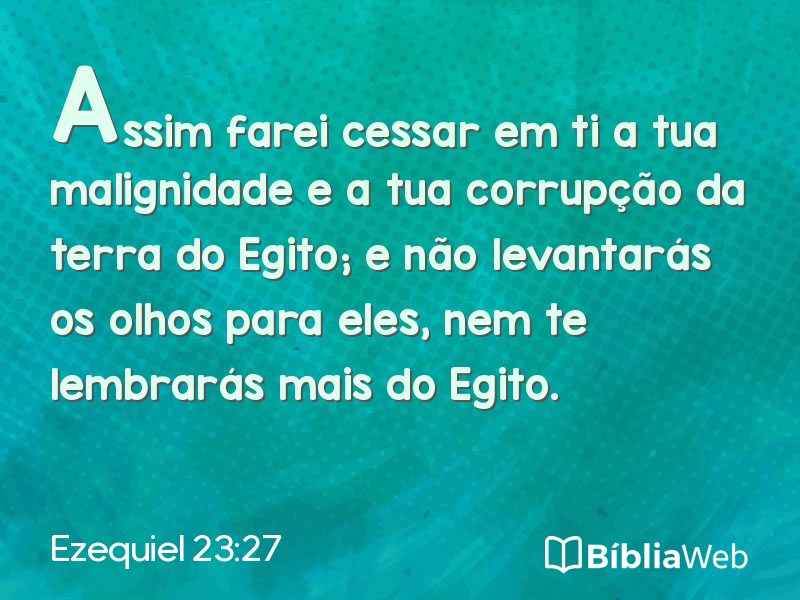 Ezequiel 23:27 em imagem para compartilhar