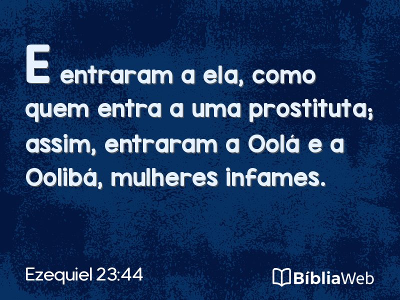 Ezequiel 23:44 em imagem para compartilhar