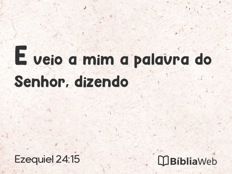 Ezequiel 24:15 em imagem para compartilhar
