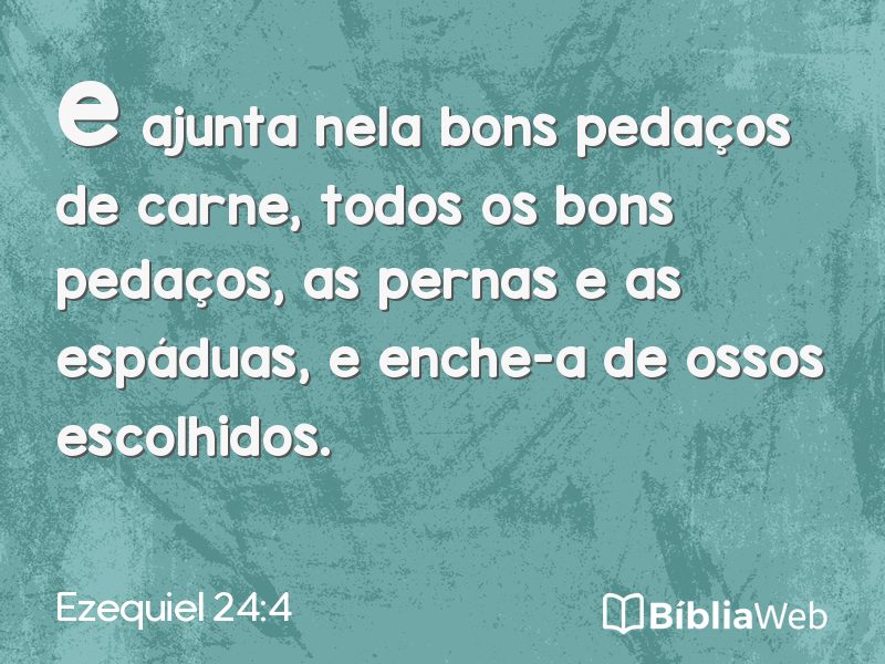 Ezequiel 24:4 em imagem para compartilhar
