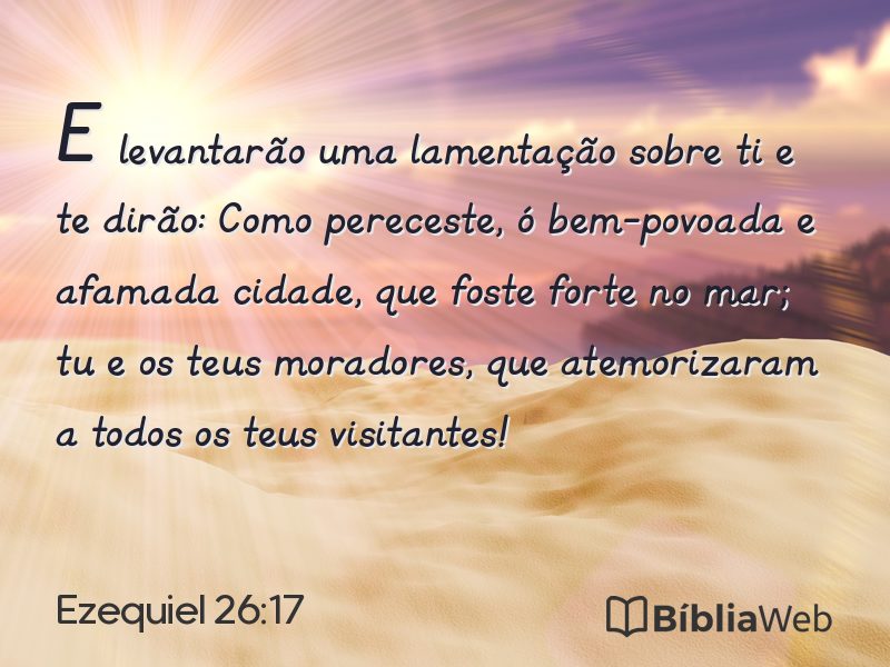 Ezequiel 26:17 em imagem para compartilhar