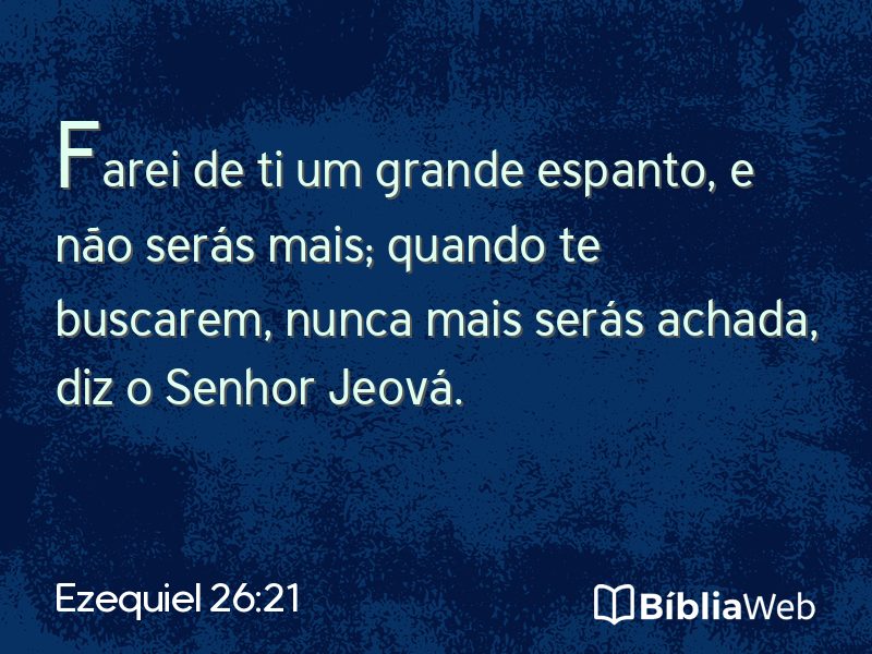 Ezequiel 26:21 em imagem para compartilhar