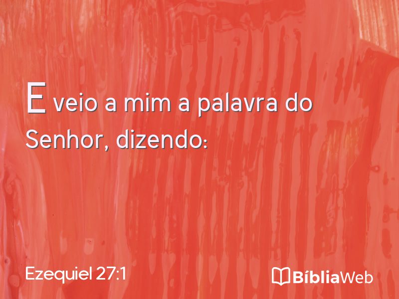 Ezequiel 27:1 em imagem para compartilhar