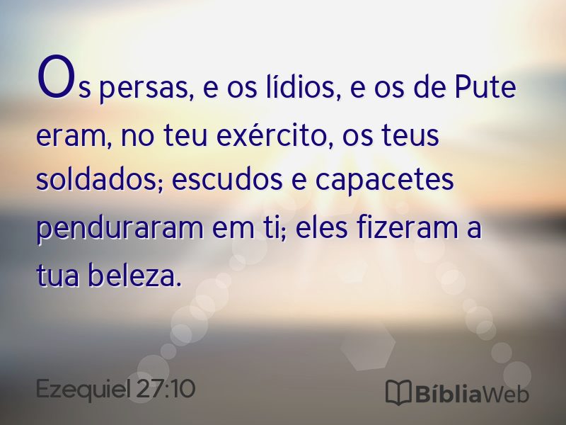 Ezequiel 27:10 em imagem para compartilhar