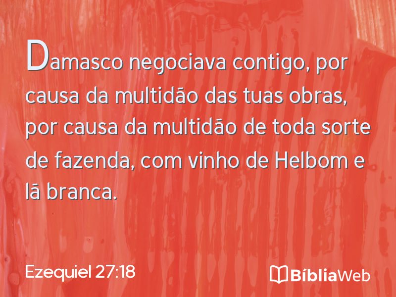 Ezequiel 27:18 em imagem para compartilhar