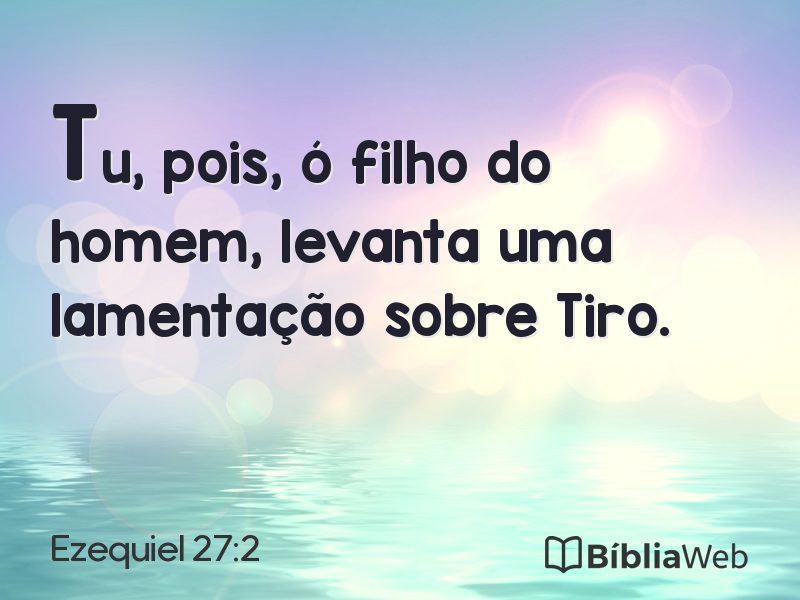 Ezequiel 27:2 em imagem para compartilhar