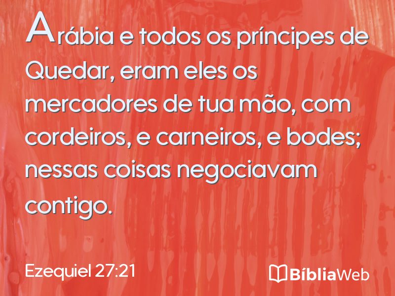 Ezequiel 27:21 em imagem para compartilhar