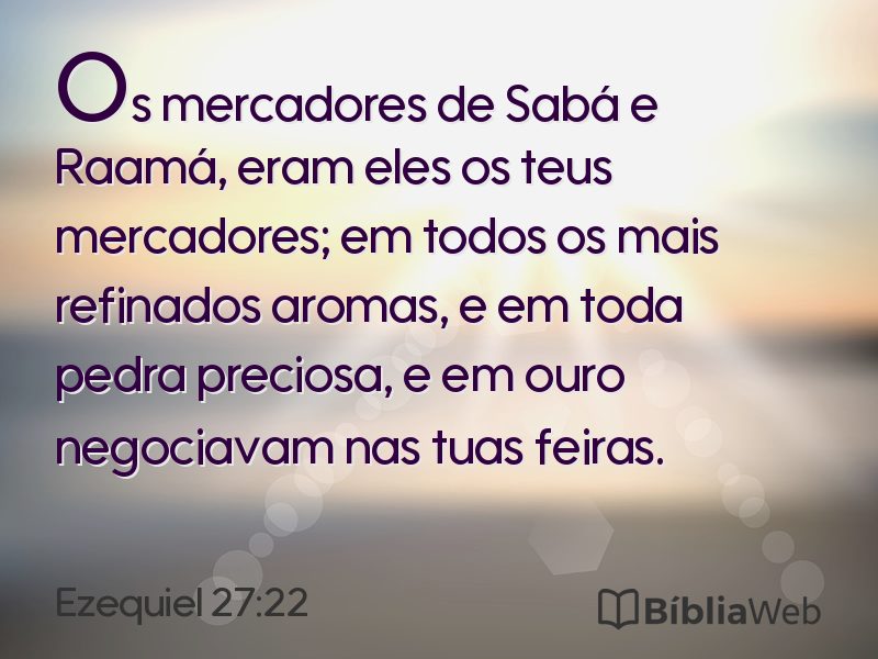 Ezequiel 27:22 em imagem para compartilhar