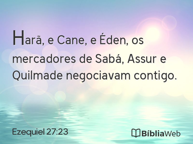 Ezequiel 27:23 em imagem para compartilhar