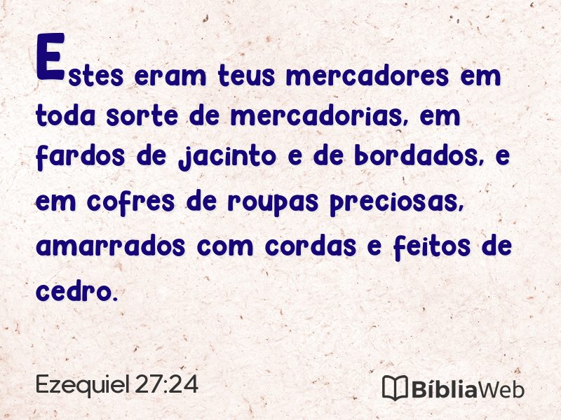 Ezequiel 27:24 em imagem para compartilhar