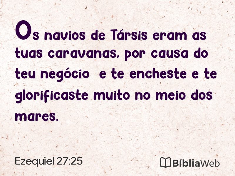 Ezequiel 27:25 em imagem para compartilhar