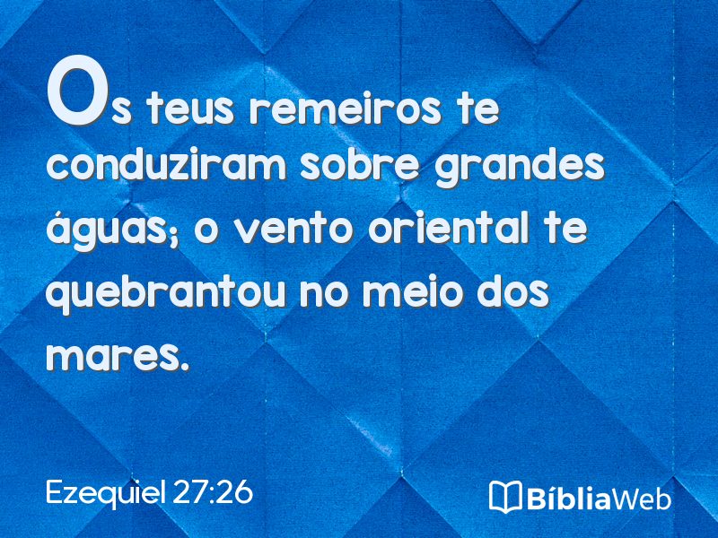 Ezequiel 27:26 em imagem para compartilhar