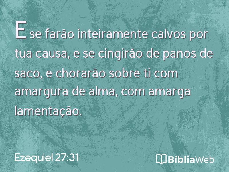 Ezequiel 27:31 em imagem para compartilhar