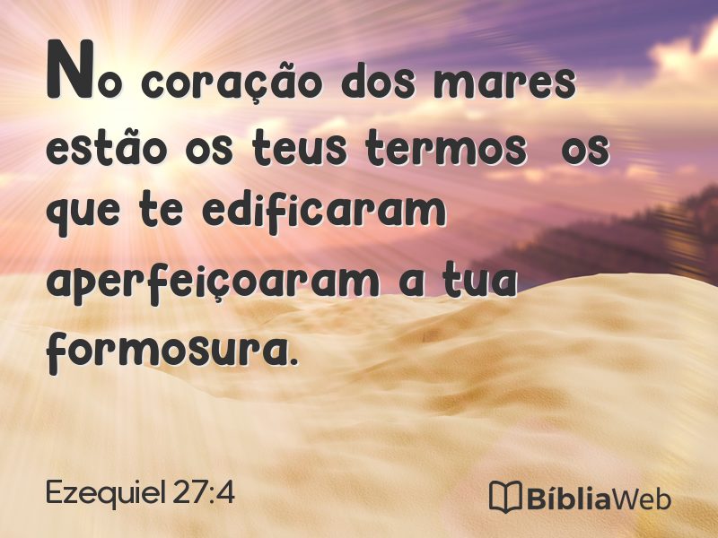 Ezequiel 27:4 em imagem para compartilhar