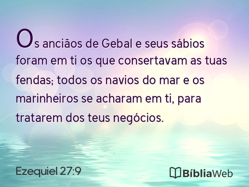 Ezequiel 27:9 em imagem para compartilhar