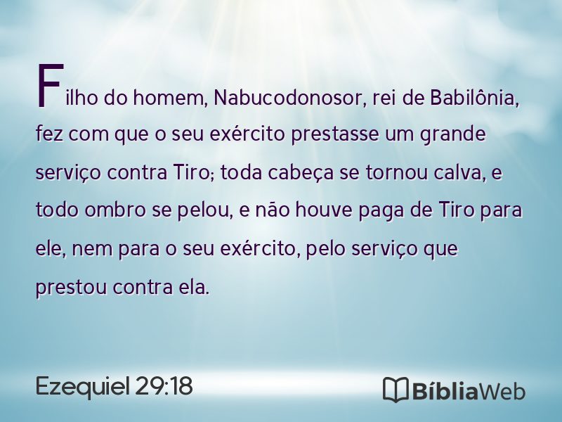 Ezequiel 29:18 em imagem para compartilhar