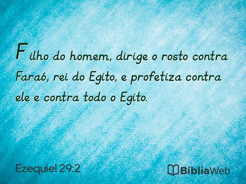 Ezequiel 29:2 em imagem para compartilhar