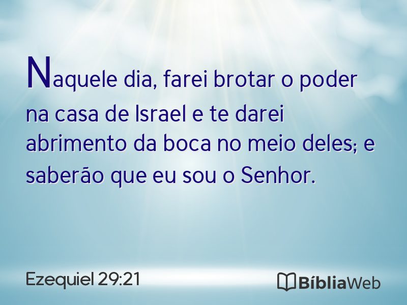Ezequiel 29:21 em imagem para compartilhar