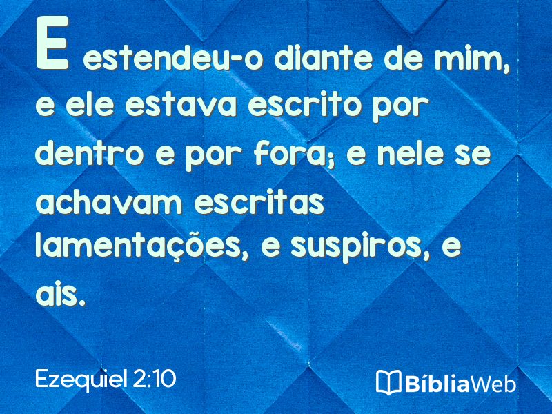 Ezequiel 2:10 em imagem para compartilhar