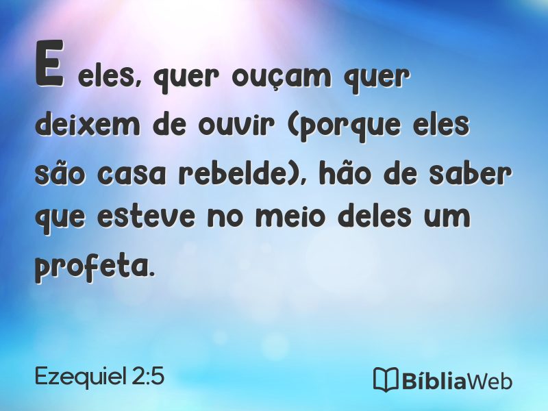 Ezequiel 2:5 em imagem para compartilhar