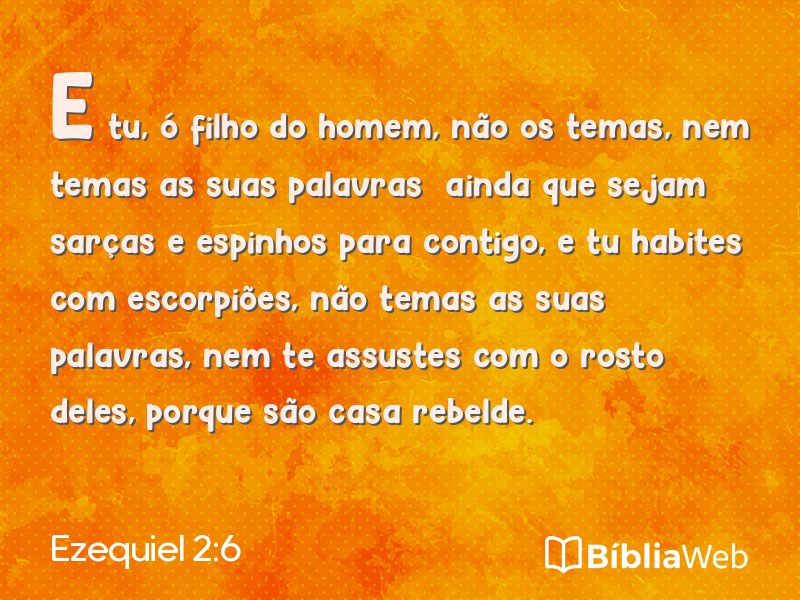 Ezequiel 2:6 em imagem para compartilhar