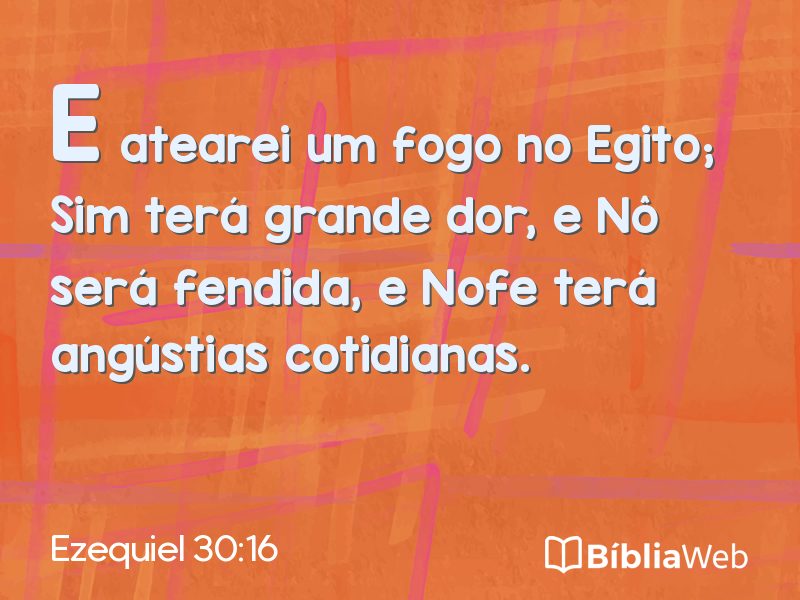 Ezequiel 30:16 em imagem para compartilhar
