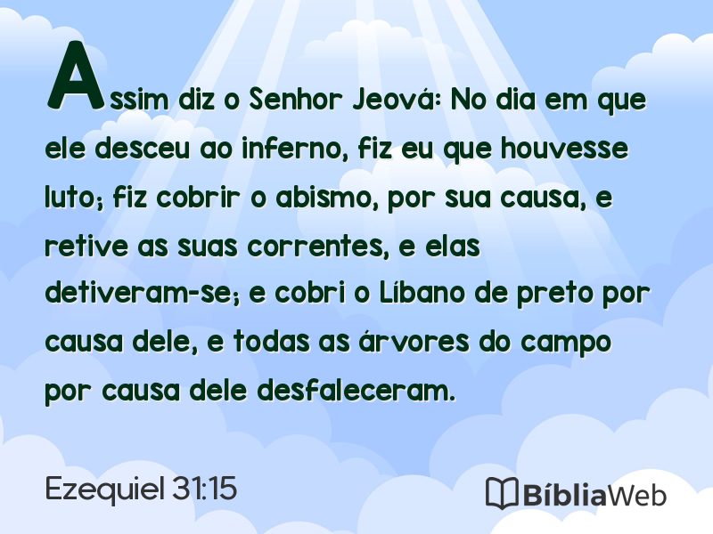 Ezequiel 31:15 em imagem para compartilhar