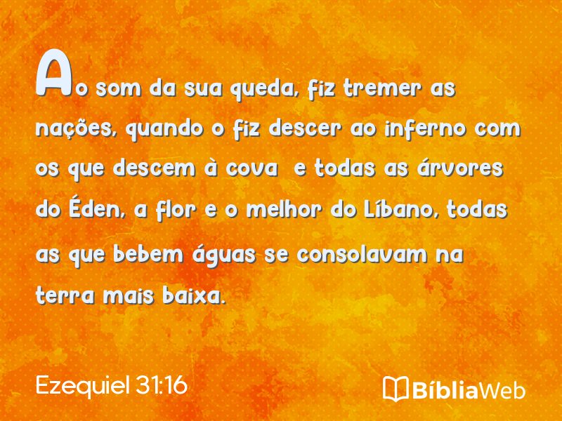 Ezequiel 31:16 em imagem para compartilhar