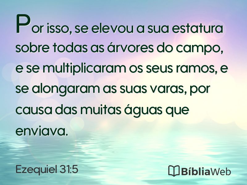 Ezequiel 31:5 em imagem para compartilhar