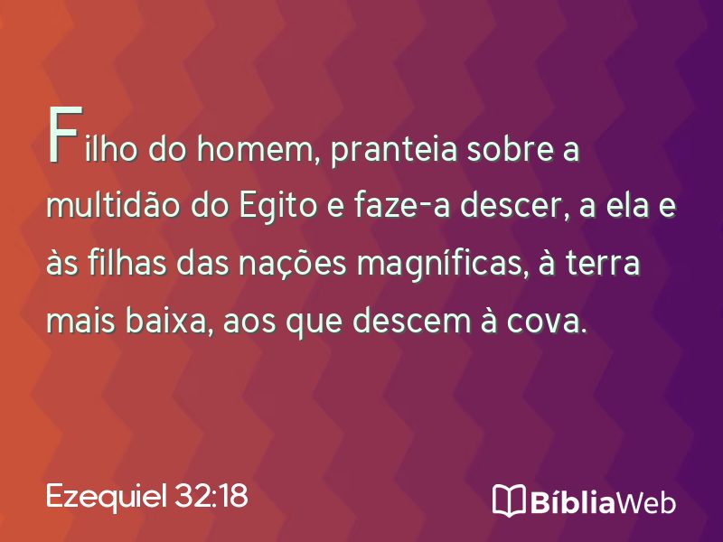 Ezequiel 32:18 em imagem para compartilhar