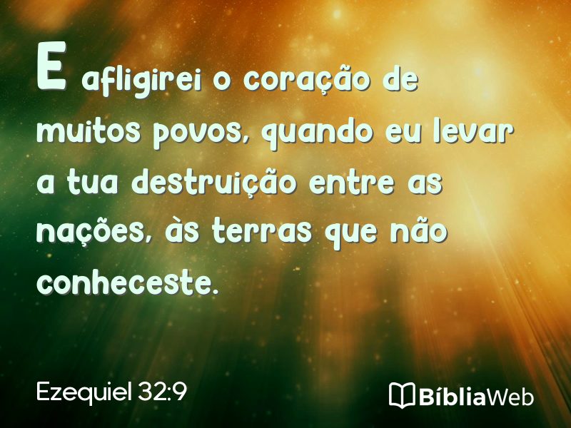 Ezequiel 32:9 em imagem para compartilhar