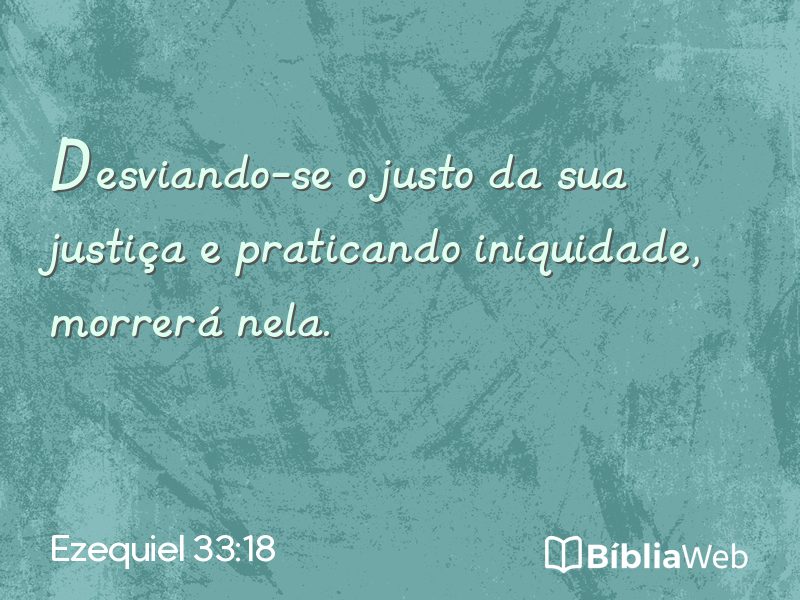 Ezequiel 33:18 em imagem para compartilhar